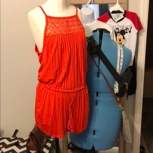 Orange romper